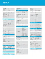 Preview for 3 page of Sony KDL-60R520A Specifications