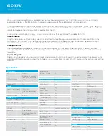 Preview for 2 page of Sony KDL-60R550A Specifications