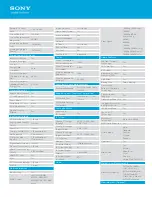 Preview for 3 page of Sony KDL-60R550A Specifications