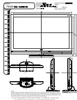 Preview for 1 page of Sony KDL52S5100/9 Dimensions