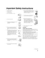 Preview for 5 page of Sony KDS-50A2020 - 50" Rear Projection TV Operating Instructions Manual