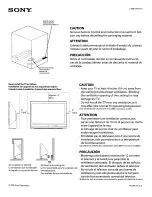 Preview for 79 page of Sony KDS-50A2020 - 50" Rear Projection TV Operating Instructions Manual