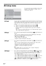 Предварительный просмотр 34 страницы Sony KDS-55A2000 - 55" Grand Wega Sxrd Rear Projection Hdtv Operating Instructions Manual