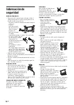 Предварительный просмотр 186 страницы Sony KDS-55A2000 - 55" Grand Wega Sxrd Rear Projection Hdtv Operating Instructions Manual