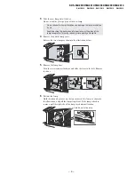 Предварительный просмотр 7 страницы Sony KDS-55A2000 - 55" Grand Wega Sxrd Rear Projection Hdtv Service Manual