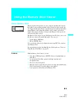 Предварительный просмотр 83 страницы Sony KDS-70Q006 - 70" Qualia 006 Owner'S Manual