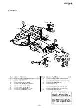 Предварительный просмотр 71 страницы Sony KDS-70Q006 - 70" Qualia 006 Service Manual