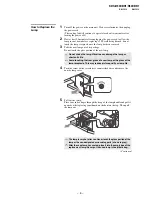 Предварительный просмотр 7 страницы Sony KDS-R60XBR1 - 60" Rear Projection TV Service Manual