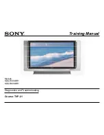 Sony KDS-R60XBR1 - 60" Rear Projection TV Training Manual preview
