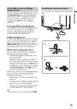 Preview for 21 page of Sony KDS-Z60XBR5 Operating Instructions Manual