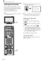 Предварительный просмотр 20 страницы Sony KE-32TS2 - 32" Flat Panel Color Tv Operating Instructions Manual