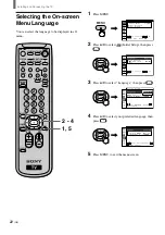 Предварительный просмотр 22 страницы Sony KE-32TS2 - 32" Flat Panel Color Tv Operating Instructions Manual