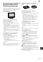 Предварительный просмотр 25 страницы Sony KE-32TS2 - 32" Flat Panel Color Tv Operating Instructions Manual