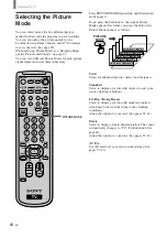 Предварительный просмотр 26 страницы Sony KE-32TS2 - 32" Flat Panel Color Tv Operating Instructions Manual