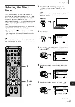 Предварительный просмотр 27 страницы Sony KE-32TS2 - 32" Flat Panel Color Tv Operating Instructions Manual