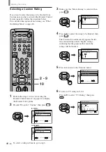 Предварительный просмотр 46 страницы Sony KE-32TS2 - 32" Flat Panel Color Tv Operating Instructions Manual