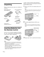 Preview for 6 page of Sony KE-32TS2U - 32" Flat Panel Color Tv Operating Instructions Manual