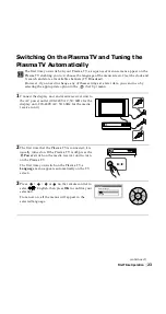 Предварительный просмотр 23 страницы Sony KE-42MR1E Operating Instructions Manual