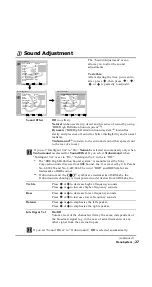 Предварительный просмотр 27 страницы Sony KE-42MR1E Operating Instructions Manual