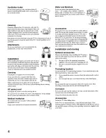 Предварительный просмотр 5 страницы Sony KE-42XS910 - 42" Flat Panel Color Tv Operating Instructions Manual