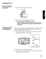 Предварительный просмотр 22 страницы Sony KE-42XS910 - 42" Flat Panel Color Tv Operating Instructions Manual