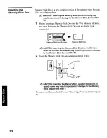 Предварительный просмотр 71 страницы Sony KE-42XS910 - 42" Flat Panel Color Tv Operating Instructions Manual