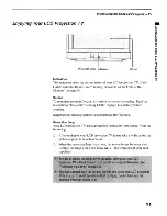 Предварительный просмотр 11 страницы Sony KF-50WE610 - 50" Grand Wega™ Rear Projection Tv Operating Instructions Manual