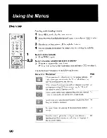 Предварительный просмотр 68 страницы Sony KF-50WE610 - 50" Grand Wega™ Rear Projection Tv Operating Instructions Manual