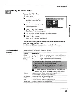 Предварительный просмотр 69 страницы Sony KF-50WE610 - 50" Grand Wega™ Rear Projection Tv Operating Instructions Manual