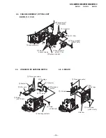 Предварительный просмотр 14 страницы Sony KF-50WE610 - 50" Grand Wega™ Rear Projection Tv Service Manual