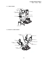 Предварительный просмотр 15 страницы Sony KF-50WE610 - 50" Grand Wega™ Rear Projection Tv Service Manual