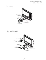 Предварительный просмотр 18 страницы Sony KF-50WE610 - 50" Grand Wega™ Rear Projection Tv Service Manual