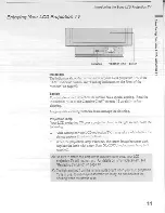 Preview for 11 page of Sony KF-60XBR800 - 60" Xbr Grand Wega™ Rear Projection Television Operating Instructions Manual