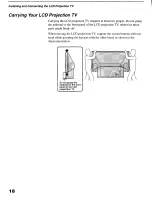 Preview for 18 page of Sony KF-60XBR800 - 60" Xbr Grand Wega™ Rear Projection Television Operating Instructions Manual