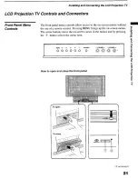 Preview for 21 page of Sony KF-60XBR800 - 60" Xbr Grand Wega™ Rear Projection Television Operating Instructions Manual