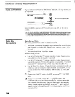 Preview for 26 page of Sony KF-60XBR800 - 60" Xbr Grand Wega™ Rear Projection Television Operating Instructions Manual