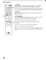 Preview for 48 page of Sony KF-60XBR800 - 60" Xbr Grand Wega™ Rear Projection Television Operating Instructions Manual