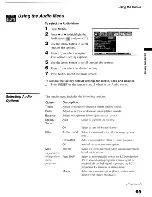 Preview for 69 page of Sony KF-60XBR800 - 60" Xbr Grand Wega™ Rear Projection Television Operating Instructions Manual