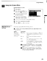 Preview for 71 page of Sony KF-60XBR800 - 60" Xbr Grand Wega™ Rear Projection Television Operating Instructions Manual