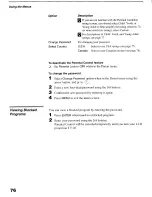 Preview for 76 page of Sony KF-60XBR800 - 60" Xbr Grand Wega™ Rear Projection Television Operating Instructions Manual