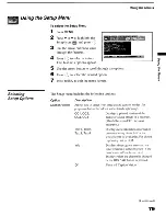 Preview for 79 page of Sony KF-60XBR800 - 60" Xbr Grand Wega™ Rear Projection Television Operating Instructions Manual