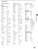 Preview for 83 page of Sony KF-60XBR800 - 60" Xbr Grand Wega™ Rear Projection Television Operating Instructions Manual