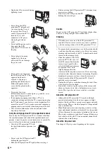 Preview for 6 page of Sony KF-E42A10 Operating Instructions Manual