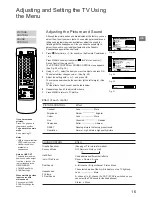 Preview for 16 page of Sony KL-37W1 Operating Instructions Manual