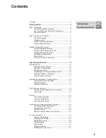 Preview for 3 page of Sony KL-37W1K Operating Instructions Manual