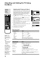 Preview for 16 page of Sony KL-37W1K Operating Instructions Manual