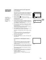 Preview for 73 page of Sony KL-37W1K Operating Instructions Manual