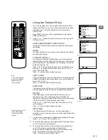 Preview for 21 page of Sony KL-37W1U Operating Instructions Manual