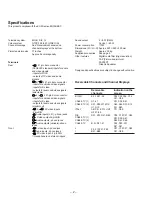 Preview for 2 page of Sony KL-37W2U Service Manual