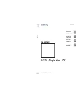 Sony KL-40WA1 Operating Instructions Manual предпросмотр